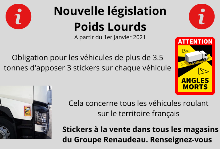 Nouvelle législation Poids Lourds