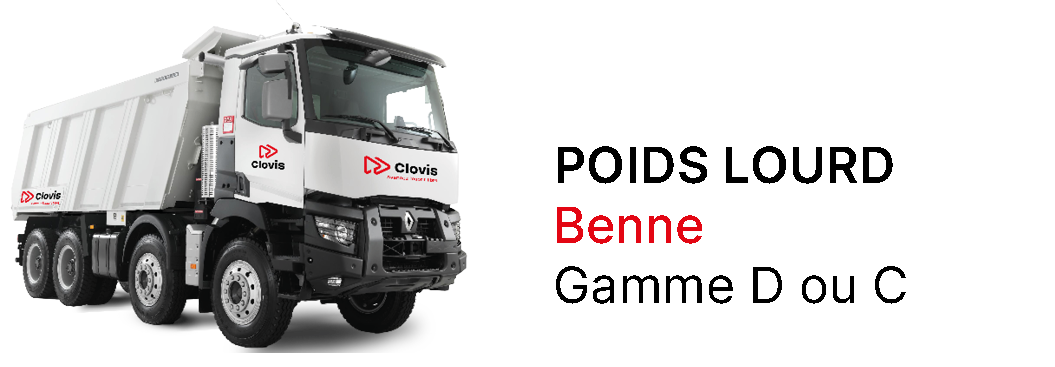 poids lourd benne Renault Trucks, location professionnels, clovis