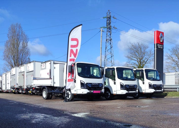 notre gamme ISUZU, véhicules neufs, véhicules utilitaires
